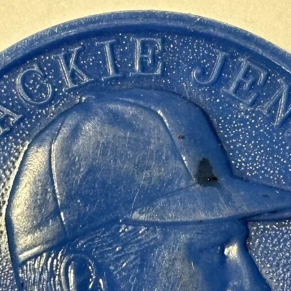 1958 Armour Coins Baseball Jackie Jensen Boston Red Sox Player Blue Vintage - Picture 3 of 16
